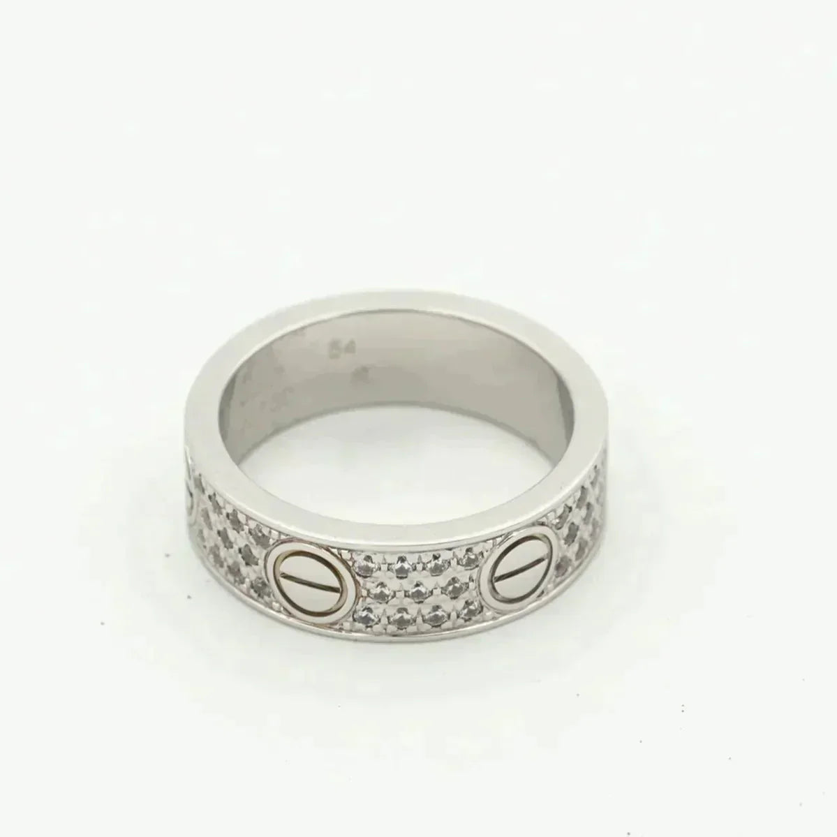 [Lumi Jewellery]LOVE RING 5.5MM DIAMONDS PAVED