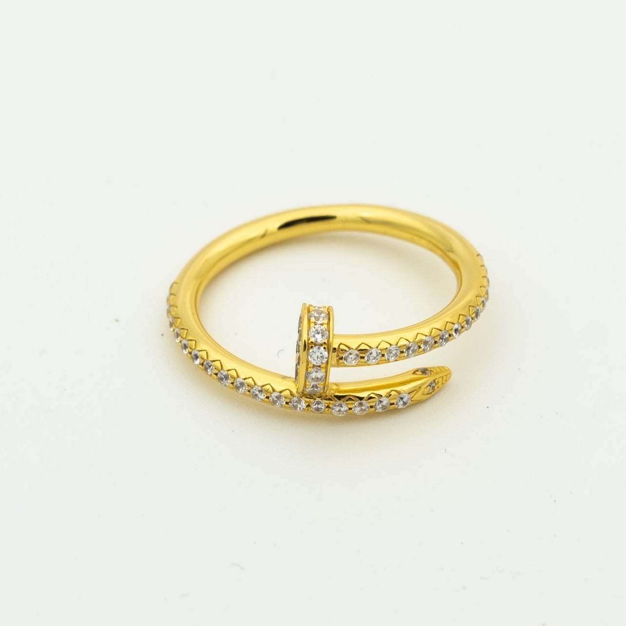 [Lumi Jewellery]JUSTE RING 1.8MM GOLD DIAMONDS