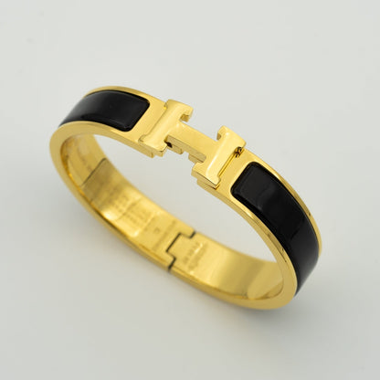[Lumi Jewellery]H BLACK BRACELET