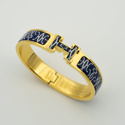 [Lumi Jewellery]H BRACELET BLACK MULTICOLOR