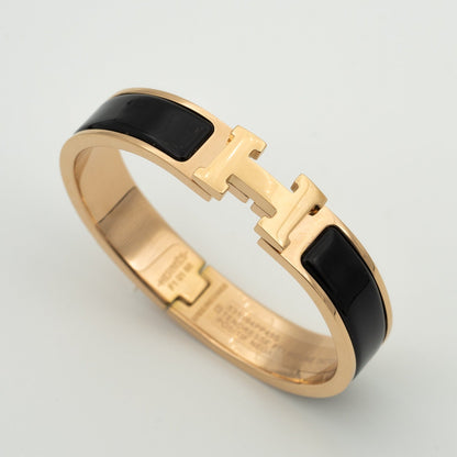 [Lumi Jewellery]H BLACK BRACELET