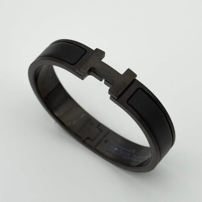 [Lumi Jewellery]H SO BLACK 12MM