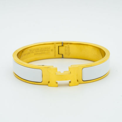 [Lumi Jewellery]H WHITE BRACELET