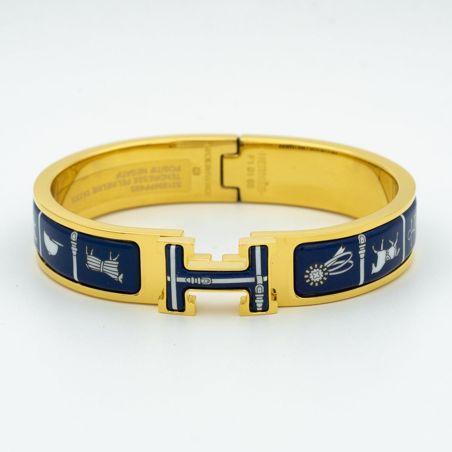 [Lumi Jewellery]H BRACELET BLUE CERAMIC