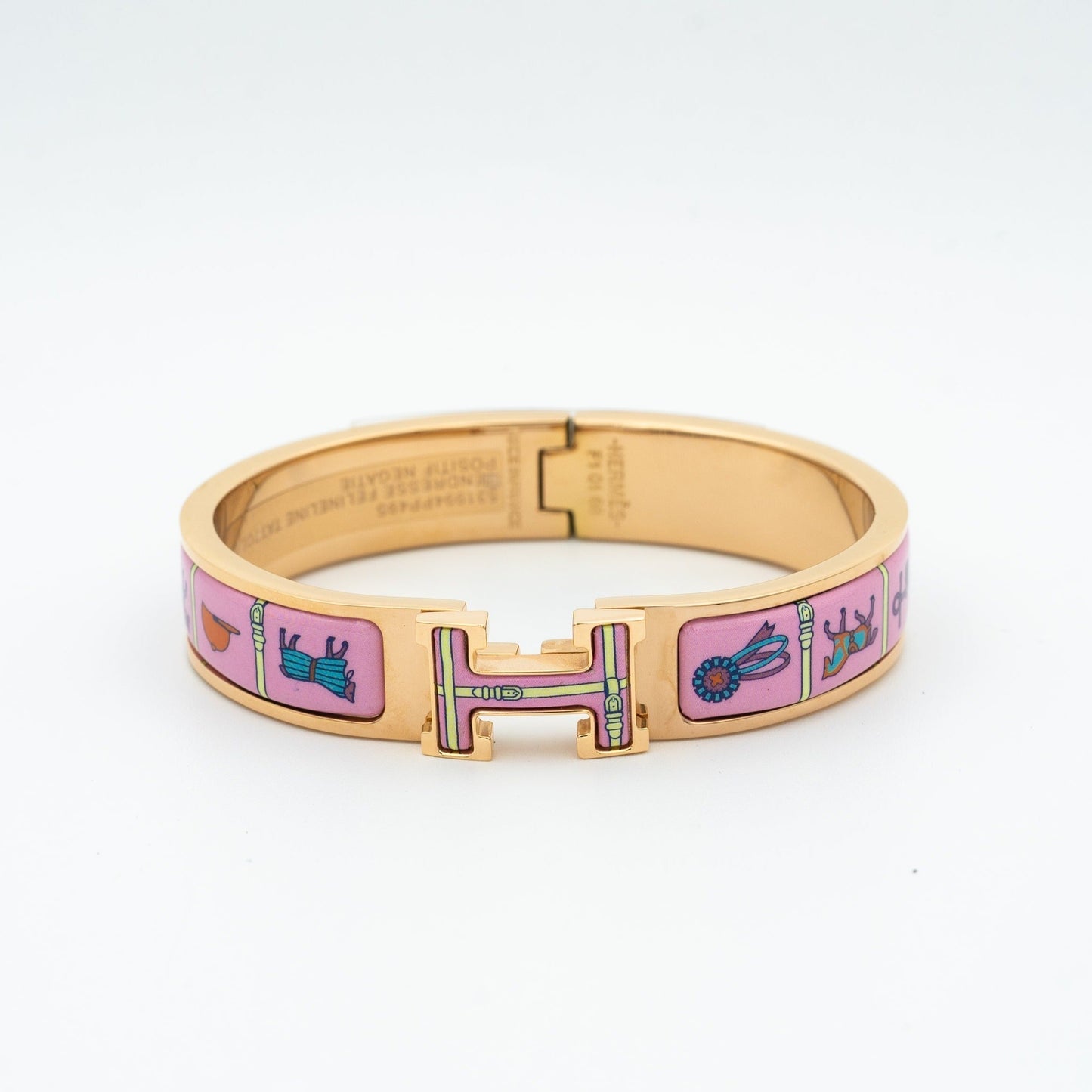 [Lumi Jewellery]H PINK GOLD BRACELET PINK CERAMIC