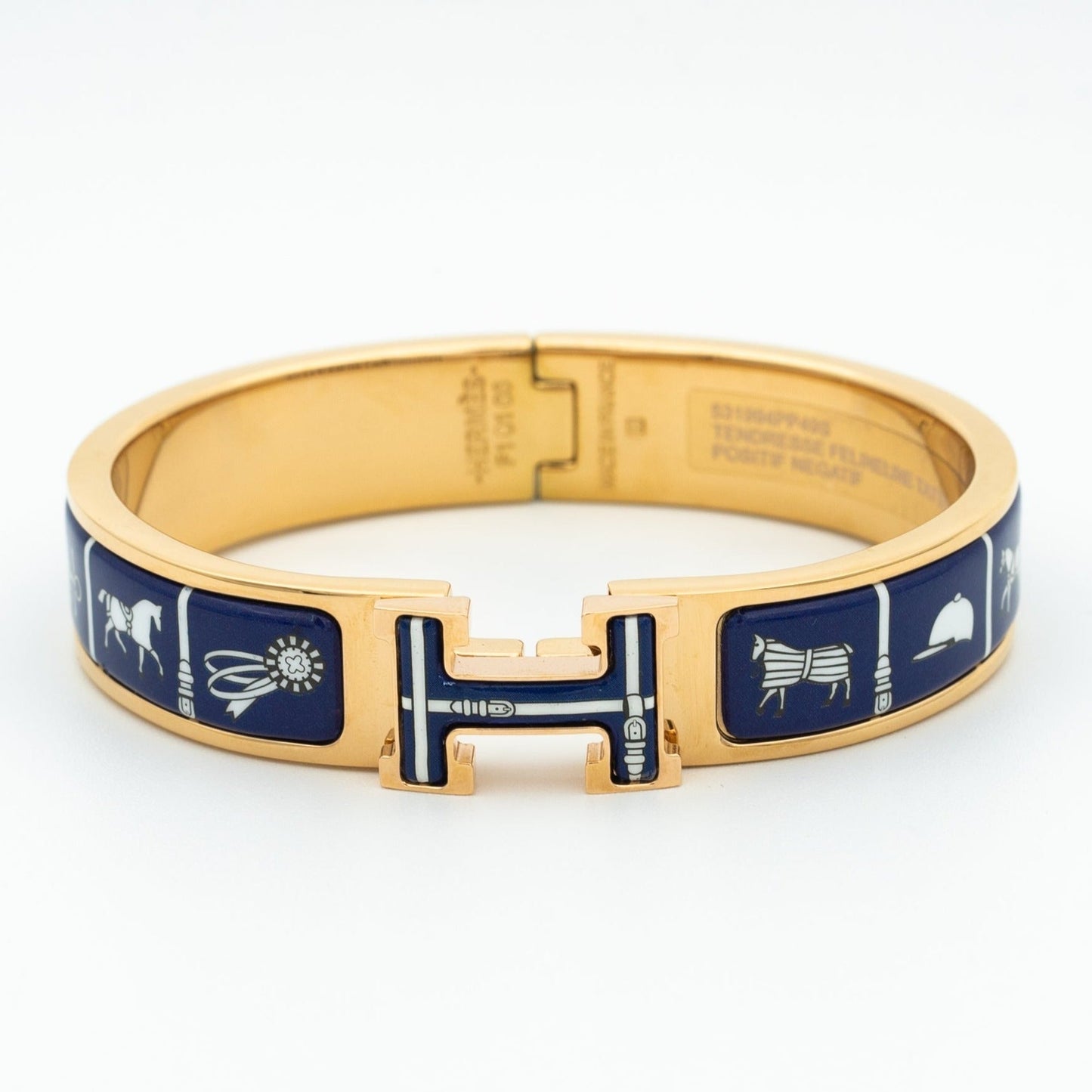 [Lumi Jewellery]H BRACELET BLUE CERAMIC