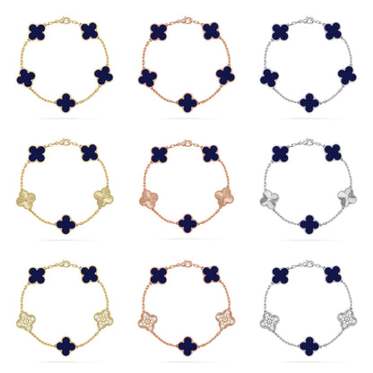 [Lumi Jewellery] CLOVER 5 MOTIF PULSAR STONE BRACELET COLLECTION