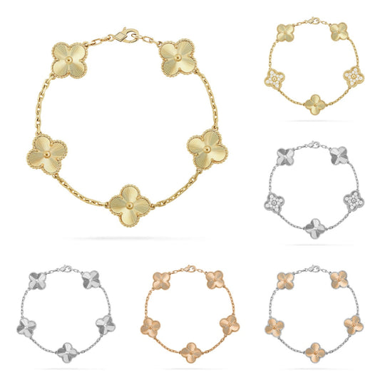 [Lumi Jewellery] CLOVER 5 MOTIF LASER BRACELET COLLECTION