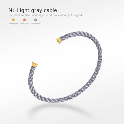 [Lumi Jewellery]FORCE SERIES BRACELET CABLES 50 CHOICES (DIY SELECTION)