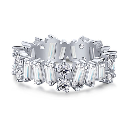 [Lumi Jewellery]Delicate Multi Shape Tennis Ring