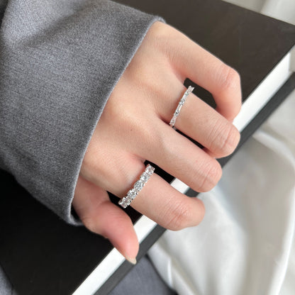 [Lumi Jewellery]Eternity Round Cut Tennis Ring