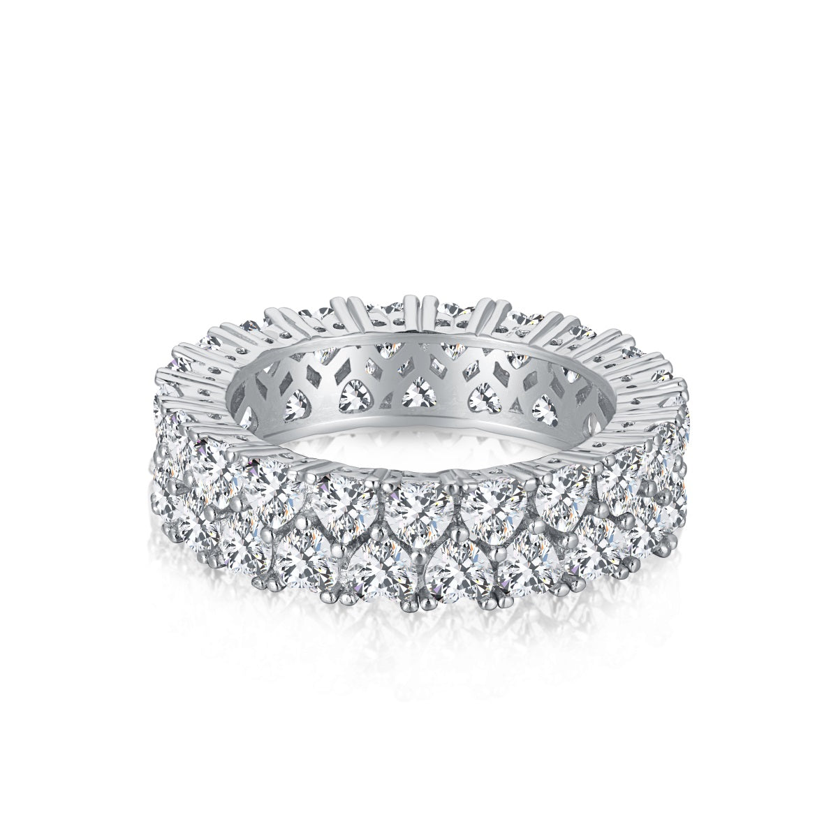 [Lumi Jewellery]Sparkling Full Heart Ring