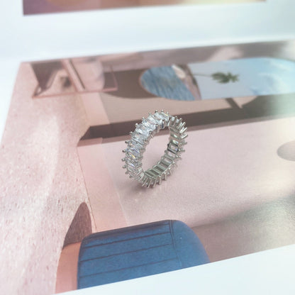 [Lumi Jewellery]Unique Colorful Radiant Cut RIng