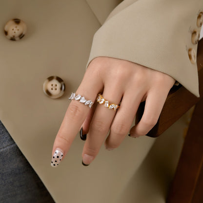 [Lumi Jewellery]Delicate Multi Cut Ring