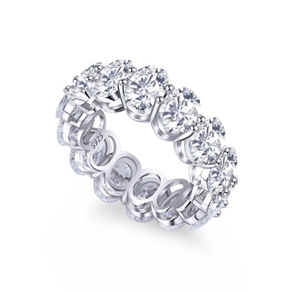 [Lumi Jewellery]Dainty Elongated Cushion Cut Tennis Ring