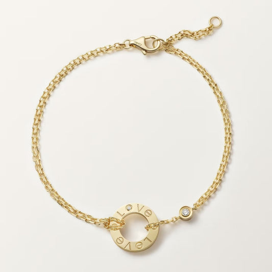 [Lumi Jewelery]LOVE BRACELET 2 DIAMOND