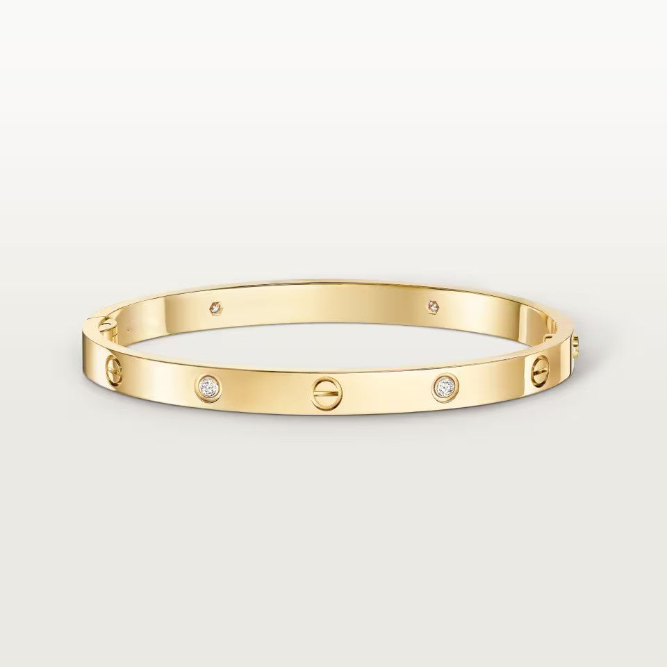 [Lumi Jewelery]LOVE BRACELET 4.8MM 4 DIAMONDS