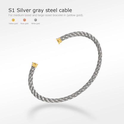 [Lumi Jewellery]FORCE SERIES BRACELET CABLES 50 CHOICES (DIY SELECTION)