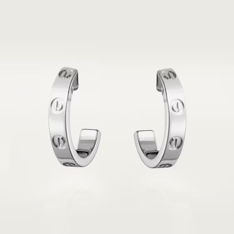 [Lumi Jewelery]LOVE EARRINGS 2.65 MM NO DIAMOND SMALL