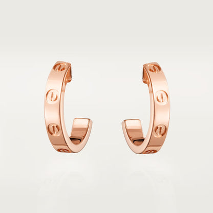 [Lumi Jewelery]LOVE EARRINGS 2.65 MM NO DIAMOND SMALL