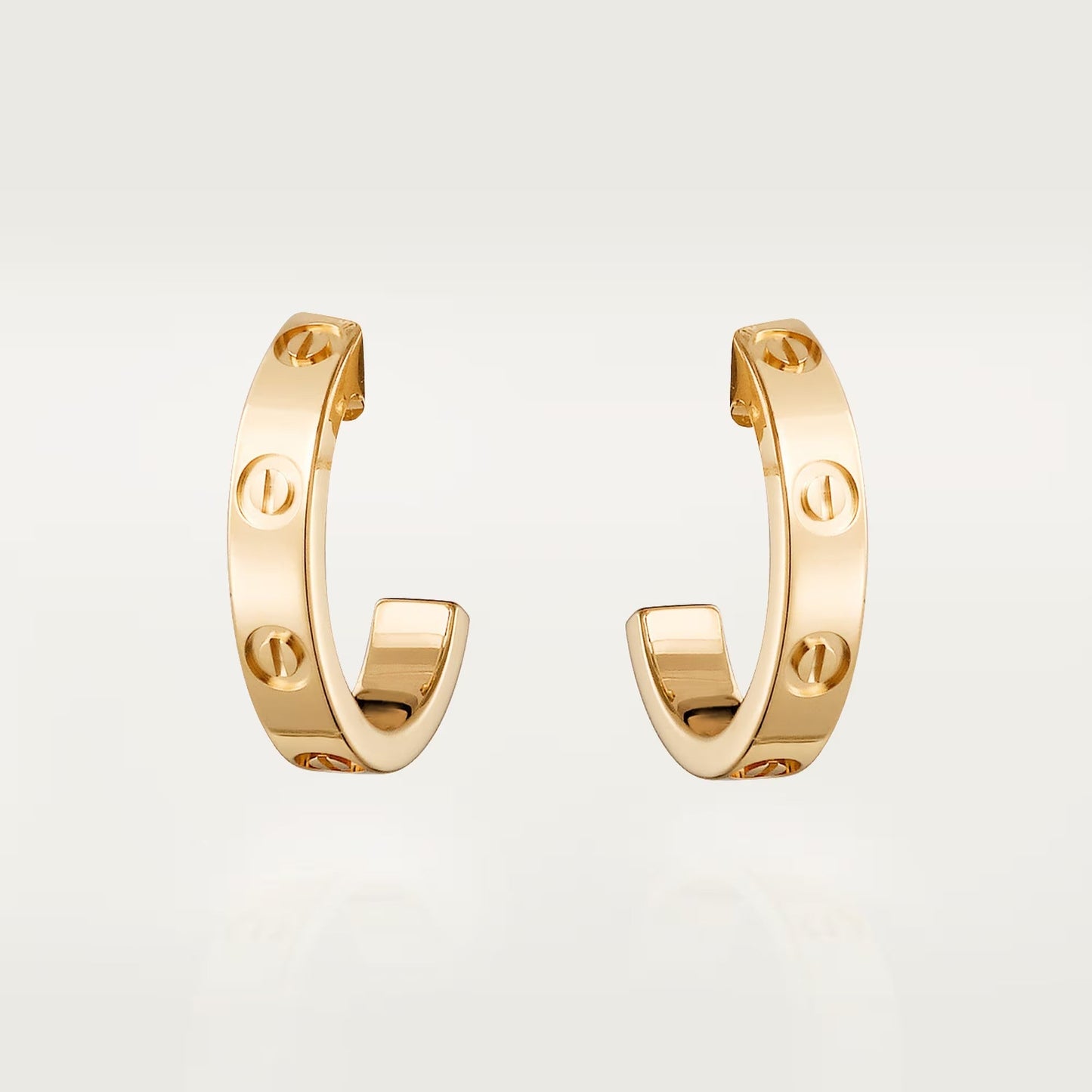 [Lumi Jewelery]LOVE EARRINGS 2.65 MM NO DIAMOND SMALL