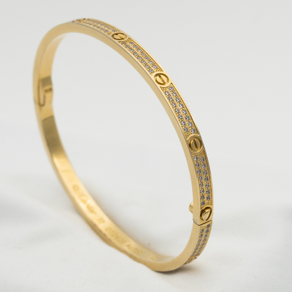 [Lumi Jewellery]LOVE BRACELET 3.65MM DIAMOND-PAVED