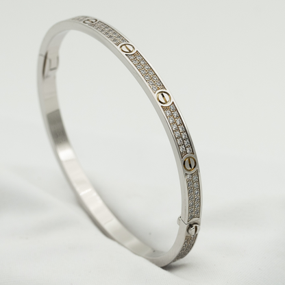 [Lumi Jewellery]LOVE BRACELET 3.65MM DIAMOND-PAVED