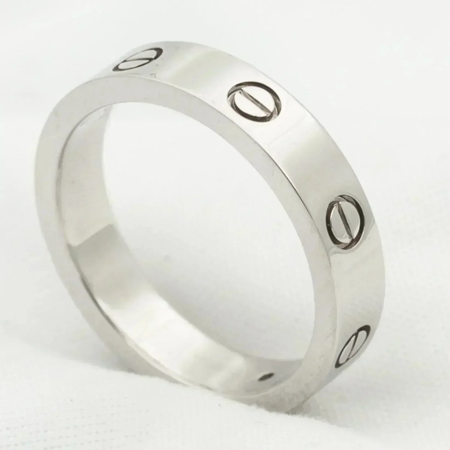[Lumi Jewellery]LOVE RING 4MM 1 DIAMOND SILVER