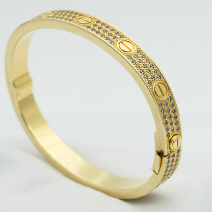 [Lumi Jewellery]LOVE BRACELET 6.1MM DIAMOND-PAVED
