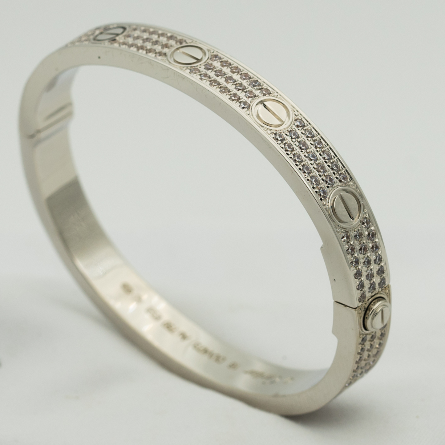 [Lumi Jewellery]LOVE BRACELET 6.1MM DIAMOND-PAVED