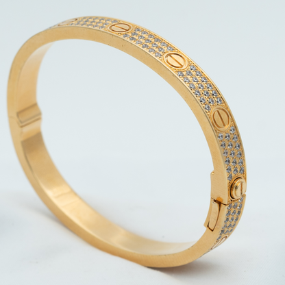 [Lumi Jewellery]LOVE BRACELET 6.1MM DIAMOND-PAVED