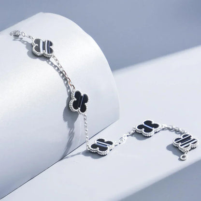 [Lumi Jewellery] CLOVER 5 MOTIF PULSAR STONE BRACELET COLLECTION
