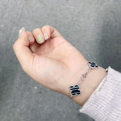 [Lumi Jewellery] CLOVER 5 MOTIF PULSAR STONE BRACELET COLLECTION