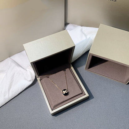 [Lumi Jewellery]JEUX DE PINK GOLD DIAMOND NECKLACE
