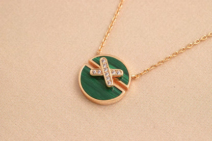 [Lumi Jewellery]JEUX DE ROSE GOLD DIAMOND NECKLACE