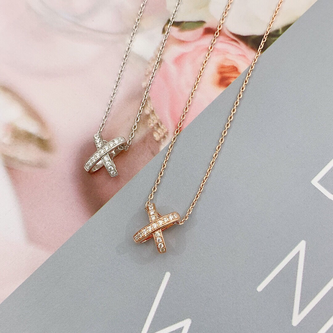 [Lumi Jewellery]JEUX DE DIAMOND NECKLACE