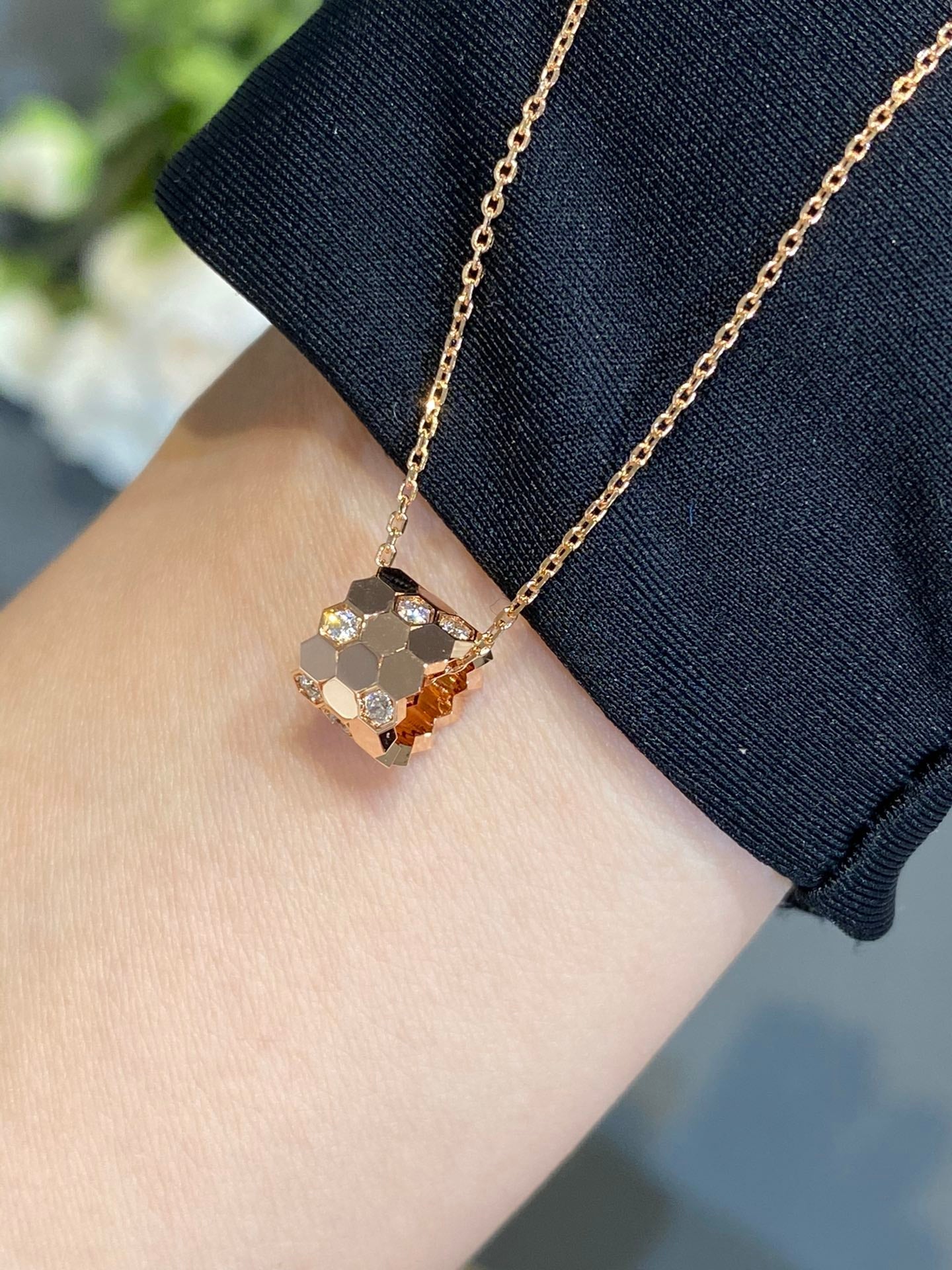[Lumi Jewellery]BEE LOVE DIAMOND NECKLACE