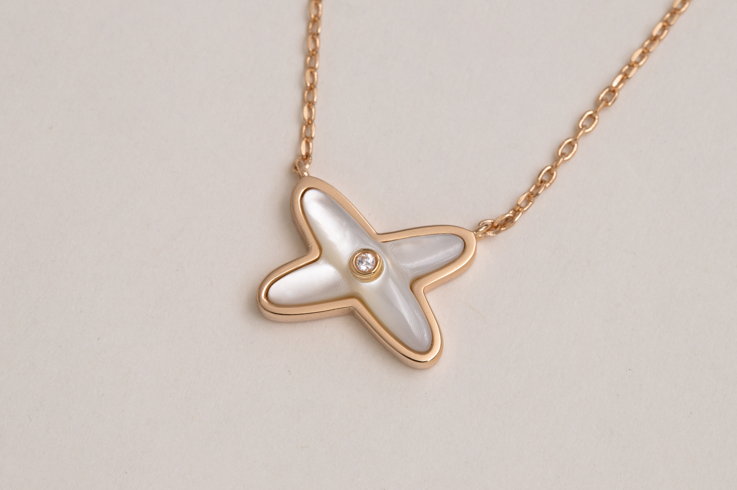 [Lumi Jewellery]JEUX DE NECKLACE 1 DIAMOND