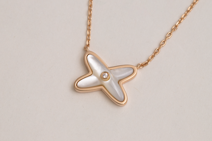 [Lumi Jewellery]JEUX DE NECKLACE 1 DIAMOND