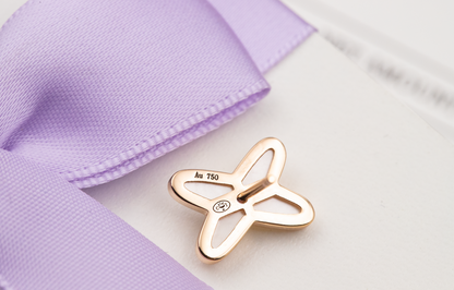 [Lumi Jewellery]JEUX DE WHITE MOP PINK GOLD DIAMOND EARRINGS