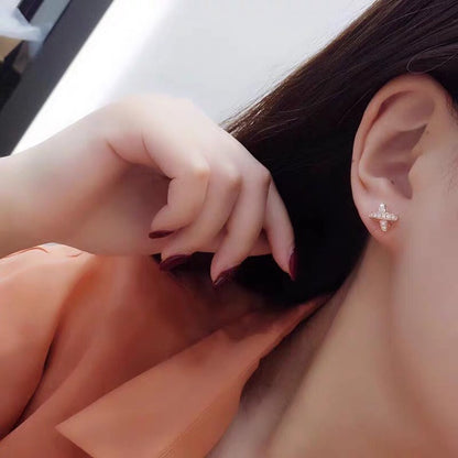 [Lumi Jewellery]JEUX DE GOLD DIAMOND EARRINGS