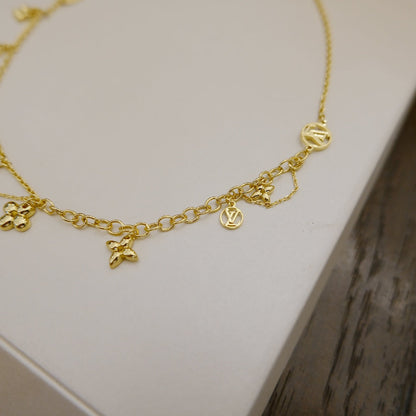 [Lumi Jewellery]BLOOMING SUPPLE NECKLACE BRASS