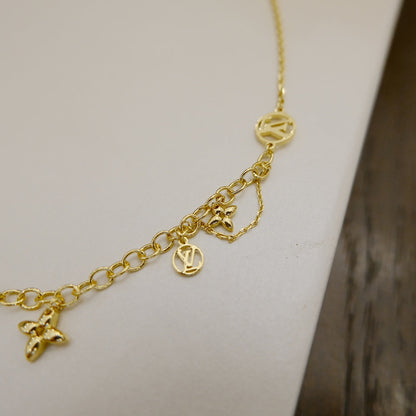 [Lumi Jewellery]BLOOMING SUPPLE NECKLACE BRASS