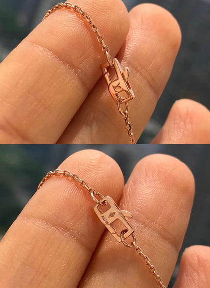 [Lumi Jewellery]BLOSSOM PENDANT PINK GOLD AND DIAMOND