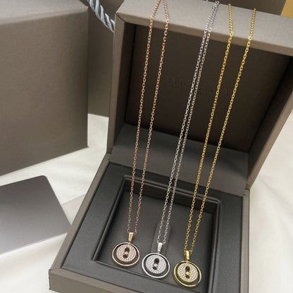 [Lumi]LUCKY MOVER PM PAVED NECKLACE