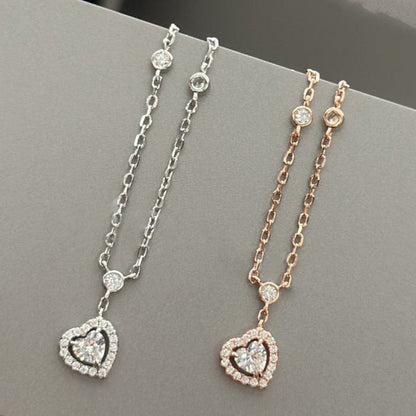[Lumi]JOY HEART DIAMOND NECKLACE