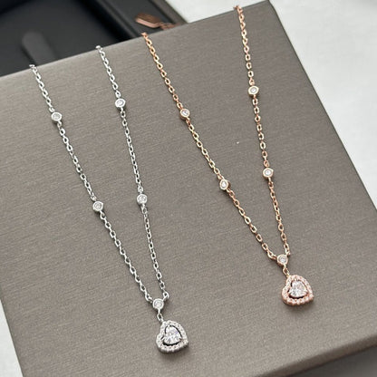 [Lumi]JOY HEART DIAMOND NECKLACE
