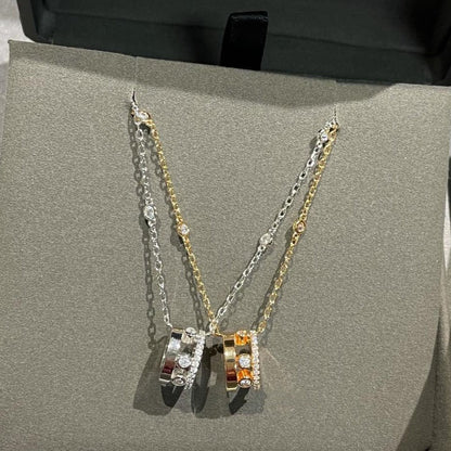 [Lumi]CHAIN MOVE ROMANE PEDAND NECKLACE