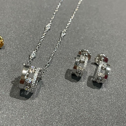 [Lumi]CHAIN MOVE ROMANE PEDAND NECKLACE
