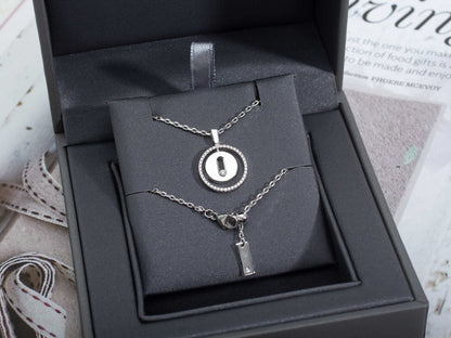 [Lumi]LUCKY MOVE PM NECKLACE SILVER DIAMOND
